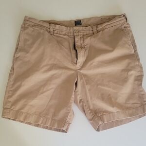 J. Crew Men's Khaki Flat Front Stanton Short Waist 38